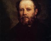 Portrait of Pierre-Joseph Proudhon - 古斯塔夫·库尔贝